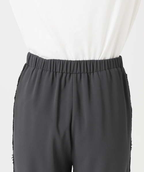 Spick & Span(スピックアンドスパン)の「ジョーゼットレースイージーパンツ(その他パンツ・レディース・チャコールグレー/ライトグレー・38/36)」の21枚目の写真