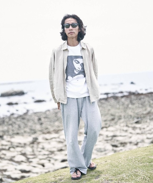 PULP/417EDIFICE（パルプフォーワンセブンエディフィス）の「BJORK PHOTO TEE "PORTRAIT" 1 by Kevin Cummins（Tシャツ/カットソー・メンズ・ホワイト/ブラック・MEDIUM/SMALL/LARGE/X-LARGE）」の11枚目の写真