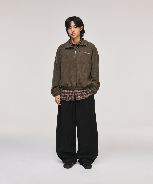 SIGNATURE（シグネチャ）の「ワイドポラポリストレーニングパンツ[ブラック]（スウェットパンツ・レディース・その他・L/M）」の4枚目の写真