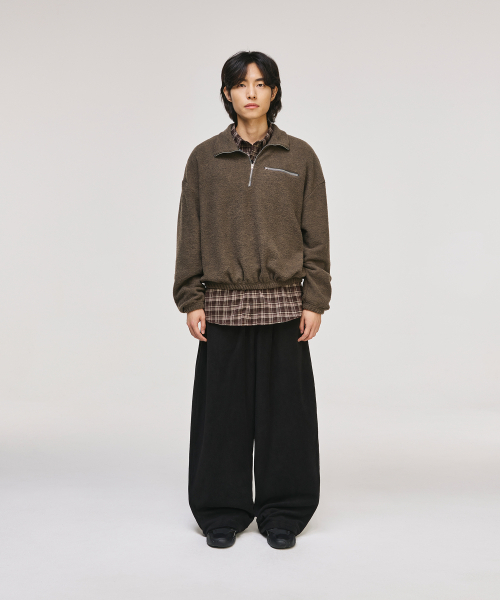 SIGNATURE（シグネチャ）の「ワイドポラポリストレーニングパンツ[ブラック]（スウェットパンツ・レディース・その他・L/M）」の8枚目の写真