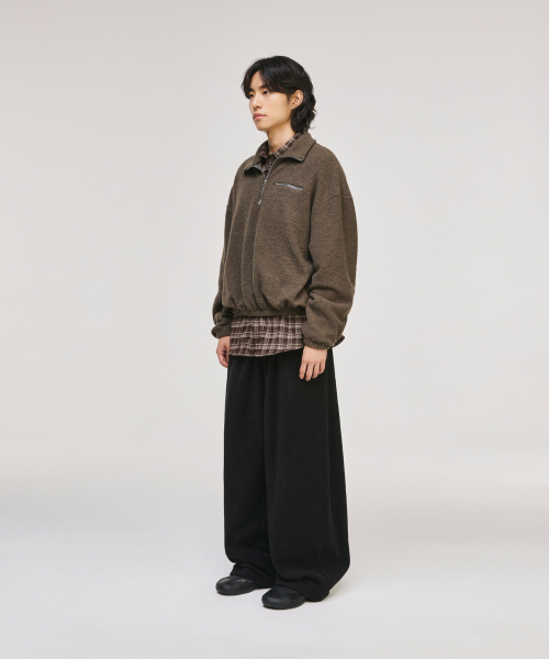 SIGNATURE（シグネチャ）の「ワイドポラポリストレーニングパンツ[ブラック]（スウェットパンツ・レディース・その他・L/M）」の9枚目の写真