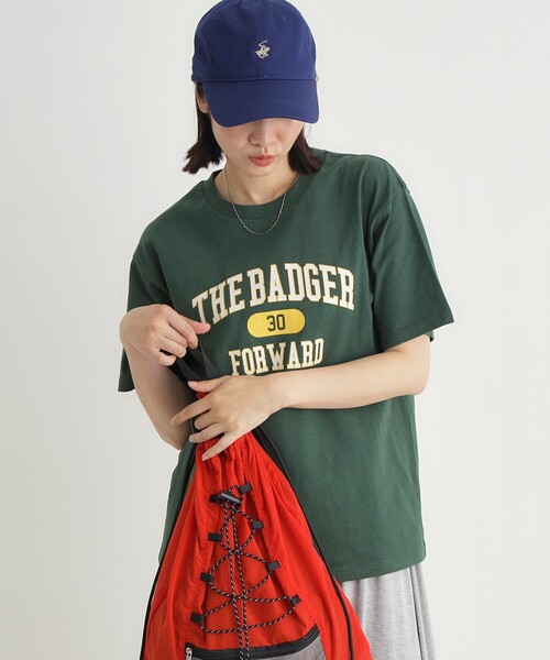 HONEYSUCKLE ROSE(ハニーサックルローズ)の「プリントTシャツ(Tシャツ/カットソー・レディース・ダークグリーン/チャコールグレー/ホワイト・03/05/04)」の9枚目の写真
