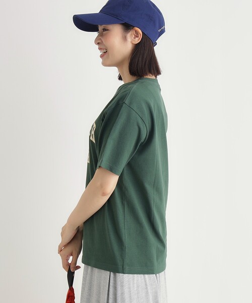 HONEYSUCKLE ROSE(ハニーサックルローズ)の「プリントTシャツ(Tシャツ/カットソー・レディース・ダークグリーン/チャコールグレー/ホワイト・03/05/04)」の10枚目の写真
