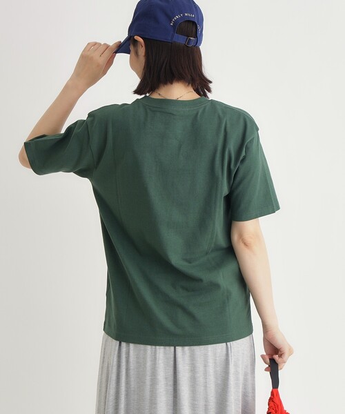 HONEYSUCKLE ROSE(ハニーサックルローズ)の「プリントTシャツ(Tシャツ/カットソー・レディース・ダークグリーン/チャコールグレー/ホワイト・03/05/04)」の11枚目の写真