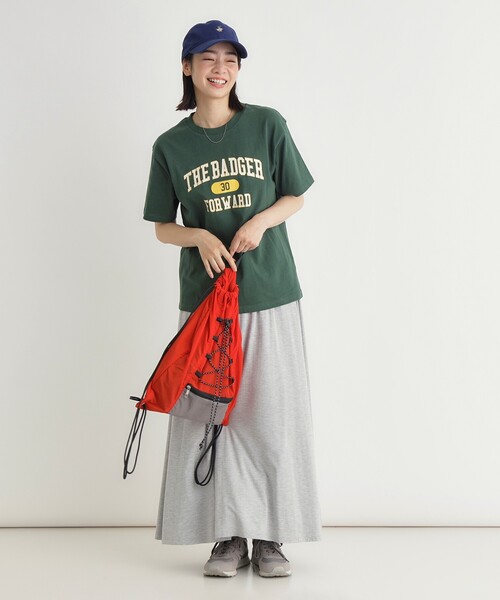 HONEYSUCKLE ROSE(ハニーサックルローズ)の「プリントTシャツ(Tシャツ/カットソー・レディース・ダークグリーン/チャコールグレー/ホワイト・03/05/04)」の12枚目の写真