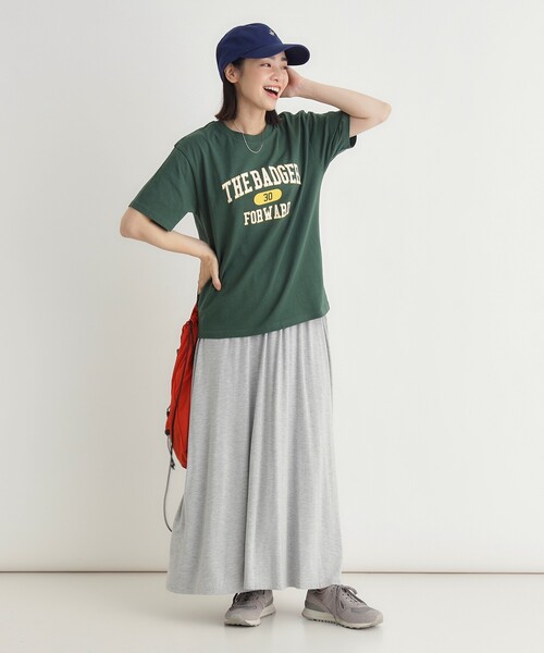 HONEYSUCKLE ROSE(ハニーサックルローズ)の「プリントTシャツ(Tシャツ/カットソー・レディース・ダークグリーン/チャコールグレー/ホワイト・03/05/04)」の13枚目の写真