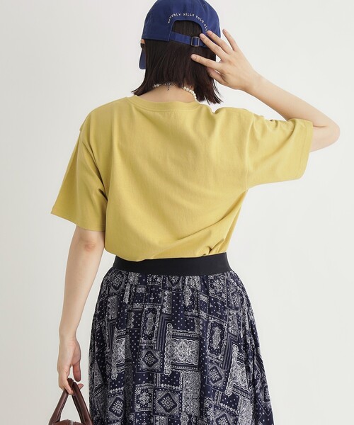 HONEYSUCKLE ROSE(ハニーサックルローズ)の「プリントTシャツ(Tシャツ/カットソー・レディース・ダークグリーン/チャコールグレー/ホワイト・03/05/04)」の16枚目の写真