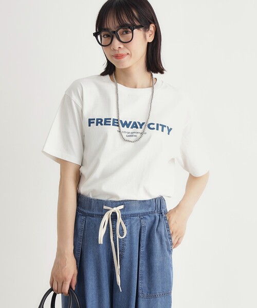 HONEYSUCKLE ROSE(ハニーサックルローズ)の「プリントTシャツ(Tシャツ/カットソー・レディース・ダークグリーン/チャコールグレー/ホワイト・03/05/04)」の19枚目の写真
