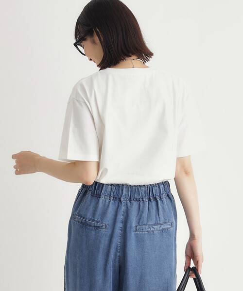 HONEYSUCKLE ROSE(ハニーサックルローズ)の「プリントTシャツ(Tシャツ/カットソー・レディース・ダークグリーン/チャコールグレー/ホワイト・03/05/04)」の21枚目の写真