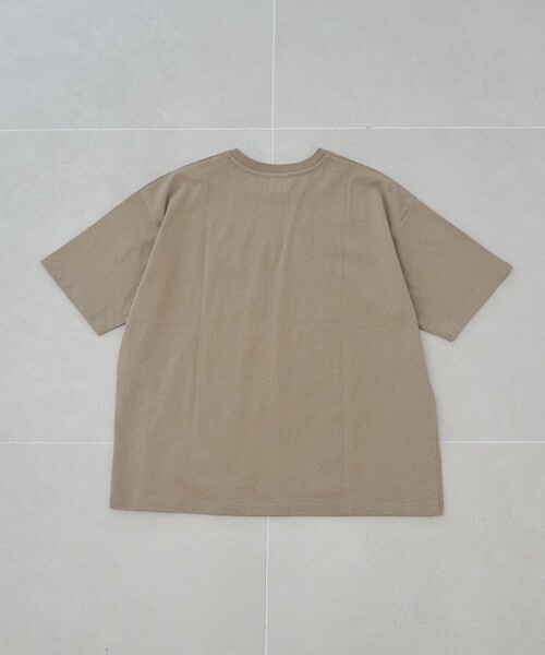 coen(コーエン)の「【汗染み軽減】アソートナンバリングロゴプリント オーバーサイズゆるTシャツ(Tシャツ/カットソー・レディース・ダークグレー/ナチュラル/ベージュ・L/M)」の19枚目の写真