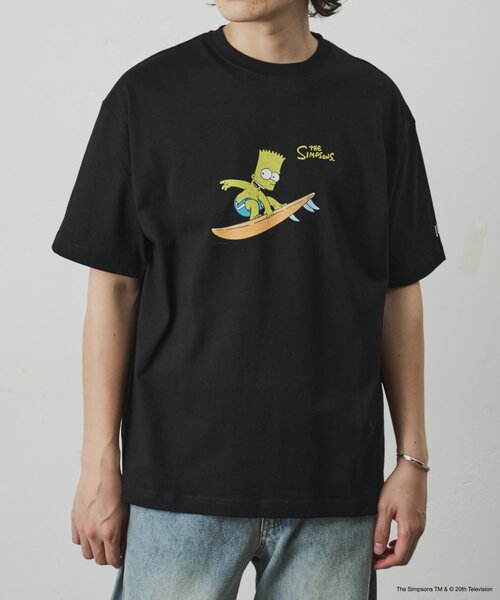 COLONY 2139（コロニートゥーワンスリーナイン）の「ConVenir/ザ・シンプソンズ/バート/サーフTシャツ（Tシャツ/カットソー・メンズ・ホワイト/ブラック・MEDIUM/LARGE）」の18枚目の写真