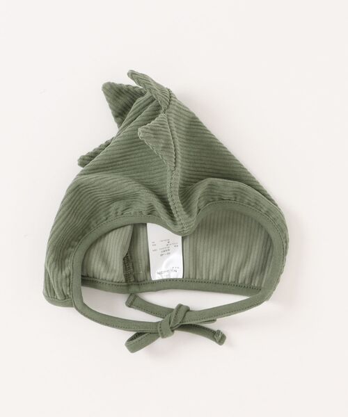 BREEZE(ブリーズ)の「Bpop どうぶつ耳付きボンネット(その他ベビー用品・キッズ・カーキ/ピンク/オフホワイト・46/48)」の1枚目の写真