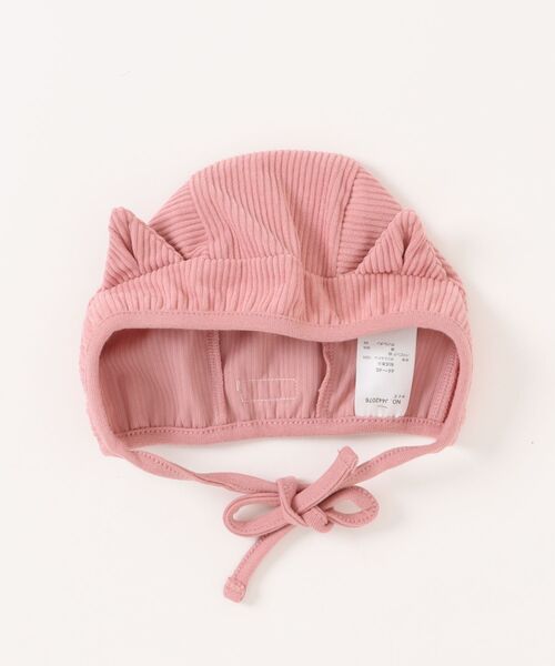 BREEZE(ブリーズ)の「Bpop どうぶつ耳付きボンネット(その他ベビー用品・キッズ・カーキ/ピンク/オフホワイト・46/48)」の3枚目の写真