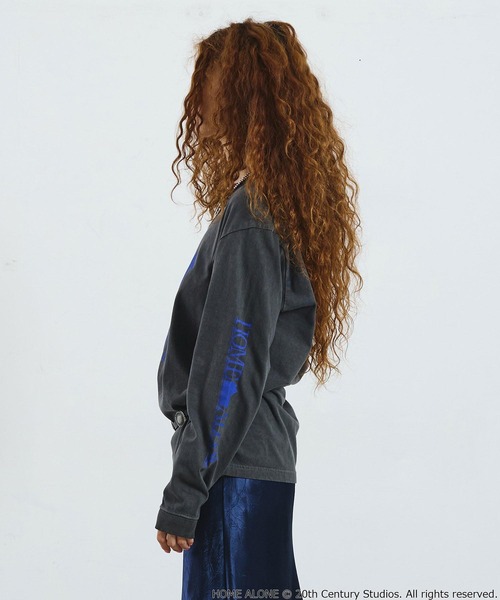 ROSE BUD(ローズバッド)の「CREOLME/HOME ALONE L/S TEE(Tシャツ/カットソー・レディース・ブラック/バーガンディー・ONE SIZE)」の15枚目の写真