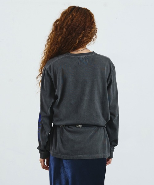 ROSE BUD(ローズバッド)の「CREOLME/HOME ALONE L/S TEE(Tシャツ/カットソー・レディース・ブラック/バーガンディー・ONE SIZE)」の16枚目の写真