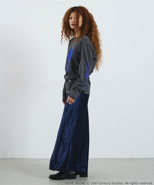 ROSE BUD(ローズバッド)の「CREOLME/HOME ALONE L/S TEE(Tシャツ/カットソー・レディース・ブラック/バーガンディー・ONE SIZE)」の18枚目の写真
