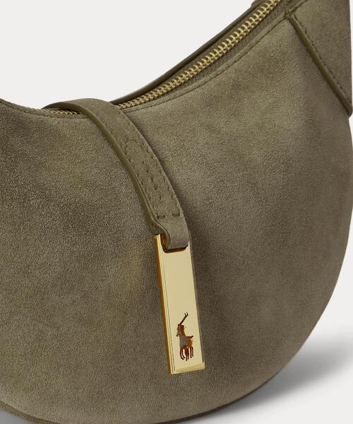 POLO RALPH LAUREN(ポロ ラルフ ローレン)の「Polo ID スエード ミニ ショルダー バッグ(ショルダーバッグ・レディース・グリーン・ONE)」の9枚目の写真