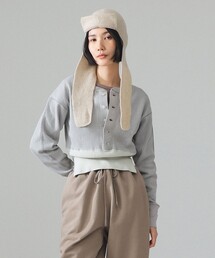 maturely / サーマル ヘンリー ロングスリーブ Tシャツ
