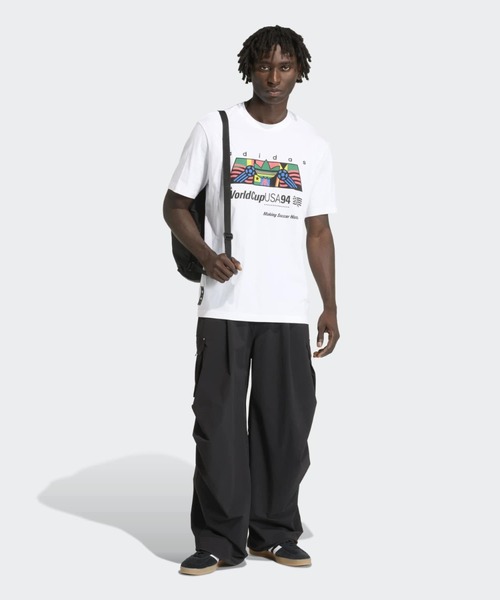 adidas(アディダス)の「アーカイブ アフリカ 94 グラフィック 半袖Tシャツ / アディダスオリジナルス adidas Originals(Tシャツ/カットソー・メンズ・ホワイト・SMALL/MEDIUM/LARGE/X-LARGE/XX-LARGE/X-SMALL/3XL)」の3枚目の写真