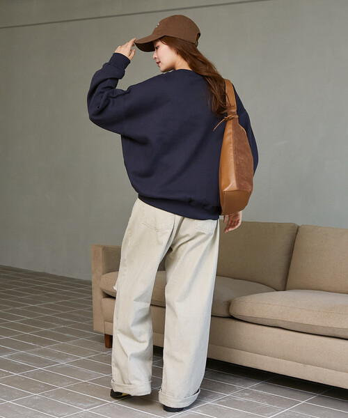 MARY QUANT(マリークワント)の「MARY QUANT × PUBLUX/マリークワント レース 異素材 デイジー アート 裏起毛 スウェット 限定展開(スウェット・レディース・グレー/ネイビー/チャコールグレー・フリ-)」の8枚目の写真