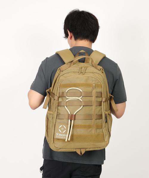S'more(スモア)の「Urban Loop Backpack(バックパック/リュック・メンズ・Beige/Black・FREE)」の3枚目の写真