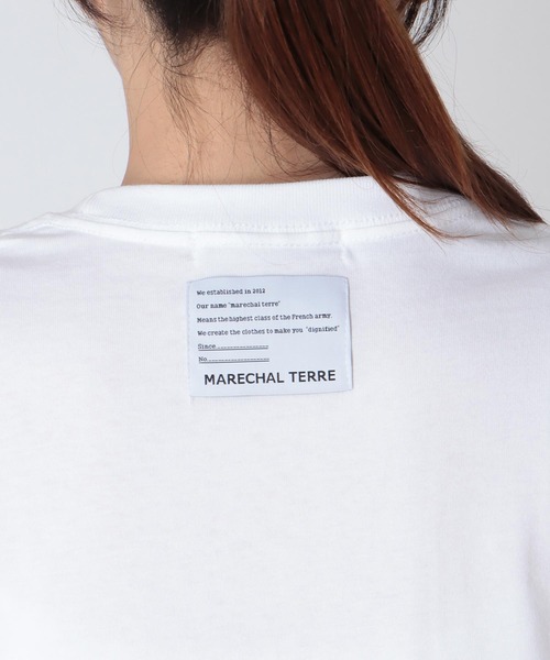 Cepica(セピカ)の「【MARECHAL TERRE / マルシャルテル】コラージュロングT(Tシャツ/カットソー・レディース・ブラック/オフホワイト・FREE)」の5枚目の写真