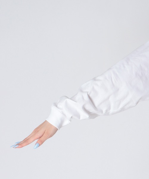 Cepica(セピカ)の「【MARECHAL TERRE / マルシャルテル】コラージュロングT(Tシャツ/カットソー・レディース・ブラック/オフホワイト・FREE)」の7枚目の写真
