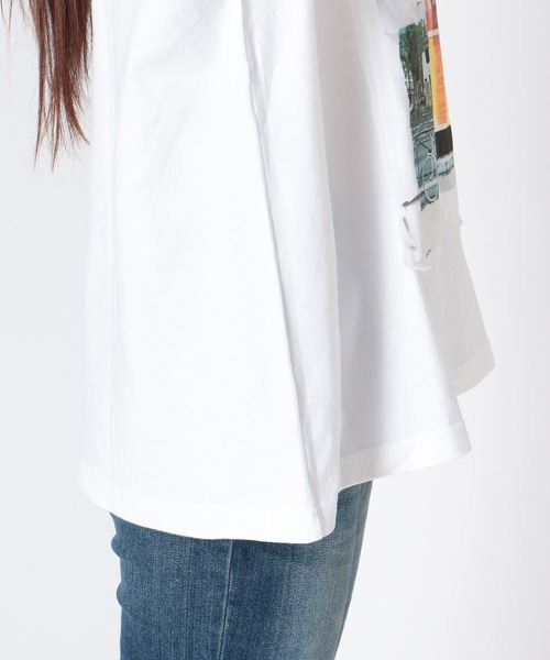 Cepica(セピカ)の「【MARECHAL TERRE / マルシャルテル】コラージュロングT(Tシャツ/カットソー・レディース・ブラック/オフホワイト・FREE)」の8枚目の写真