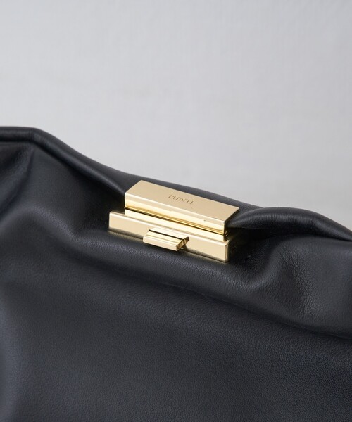 PUNTI.(プンティ)の「【PUNTI. / プンティ】3WAYレザークラッチバッグ/ショルダー付き/GRFT-TOTE(クラッチバッグ・レディース・ダークブラウン/ブラック・フリー)」の8枚目の写真
