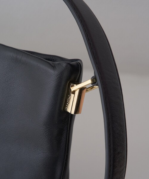 PUNTI.(プンティ)の「【PUNTI. / プンティ】3WAYレザークラッチバッグ/ショルダー付き/GRFT-TOTE(クラッチバッグ・レディース・ダークブラウン/ブラック・フリー)」の9枚目の写真