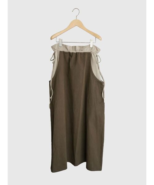 FIKA.(フィーカ)の「Gather waist docking skirt(スカート・レディース・チャコール/ブラウン・FREE)」の9枚目の写真