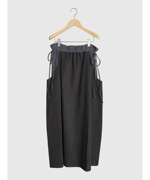 FIKA.(フィーカ)の「Gather waist docking skirt(スカート・レディース・チャコール/ブラウン・FREE)」の10枚目の写真