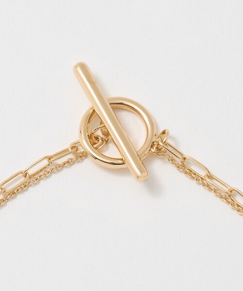 A DAY IN THE LIFE UNITED ARROWS(アデイインザライフユナイテッドアローズ)の「ダブルチェーン ネックレス <A DAY IN THE LIFE>(リング・レディース・シルバー/ゴールド・FREE)」の5枚目の写真