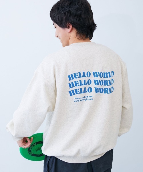 devirock(デビロック)の「大人 デビラボ プリント 裏起毛トレーナー(スウェット・レディース・ベージュ系その他3/ベージュ系その他4/ベージュ系その他/ブルー系その他2/ベージュ系その他2/ブルー系その他/ピンク系その他/グレー系その他/ブラウン系その他/グレー系その他2/ブラック系その他・LL/L/M)」の8枚目の写真