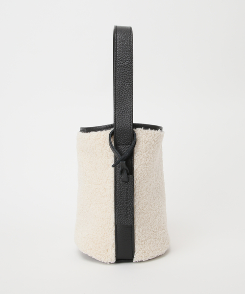 marco masi(マルコマージ)の「《/WEB限定》MARCOMASI/マルコマージ ECO FUR basket(トートバッグ・レディース・アイボリー・FREE)」の8枚目の写真
