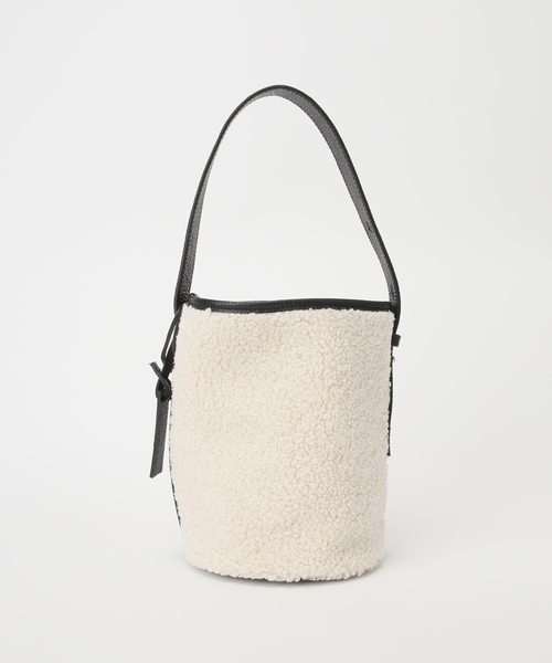 marco masi(マルコマージ)の「《/WEB限定》MARCOMASI/マルコマージ ECO FUR basket(トートバッグ・レディース・アイボリー・FREE)」の7枚目の写真