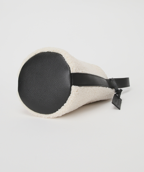 marco masi(マルコマージ)の「《/WEB限定》MARCOMASI/マルコマージ ECO FUR basket(トートバッグ・レディース・アイボリー・FREE)」の6枚目の写真