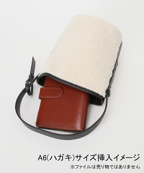 marco masi(マルコマージ)の「《/WEB限定》MARCOMASI/マルコマージ ECO FUR basket(トートバッグ・レディース・アイボリー・FREE)」の5枚目の写真