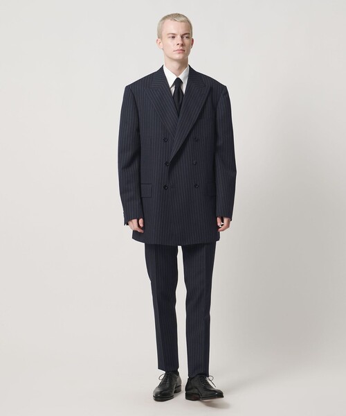 UNITED ARROWS & SONS（ユナイテッドアローズアンドサンズ）の「＜UNITED ARROWS & SONS by MASATAKA HATTORI＞ NARROW NP TROUSERS/スラックス（スラックス・メンズ・ネイビー/ブラック・48/50/46/52/44）」の22枚目の写真