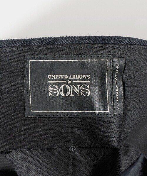 UNITED ARROWS & SONS（ユナイテッドアローズアンドサンズ）の「＜UNITED ARROWS & SONS by MASATAKA HATTORI＞ NARROW NP TROUSERS/スラックス（スラックス・メンズ・ネイビー/ブラック・48/50/46/52/44）」の7枚目の写真