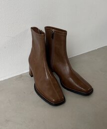 センターシームストレッチショートブーツ