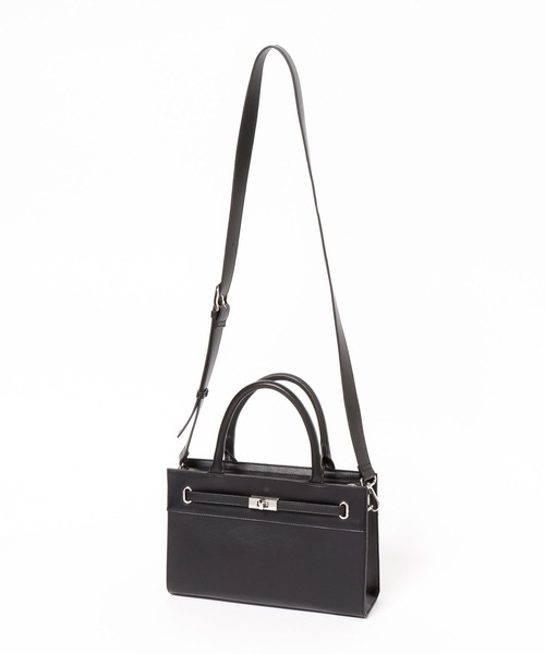 HARE(ハレ)の「スクエアボストンBAG(HARE)(ボストンバッグ・メンズ・ブラック/ブラック系その他・FREE)」の3枚目の写真