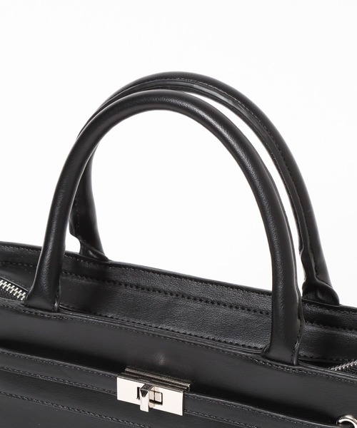 HARE(ハレ)の「スクエアボストンBAG(HARE)(ボストンバッグ・メンズ・ブラック/ブラック系その他・FREE)」の10枚目の写真