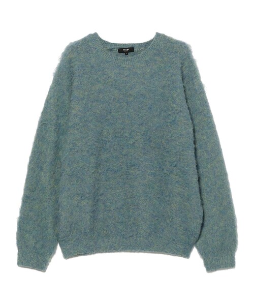 BEAMS HEART（ビームスハート）の「モヘヤライク ミックス クルーネック ニット（ニット/セーター・メンズ・イエロー/ミント・LARGE/MEDIUM/SMALL）」の2枚目の写真