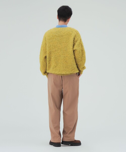BEAMS HEART（ビームスハート）の「モヘヤライク ミックス クルーネック ニット（ニット/セーター・メンズ・イエロー/ミント・LARGE/MEDIUM/SMALL）」の5枚目の写真