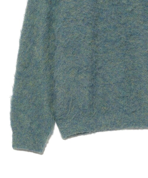 BEAMS HEART（ビームスハート）の「モヘヤライク ミックス クルーネック ニット（ニット/セーター・メンズ・イエロー/ミント・LARGE/MEDIUM/SMALL）」の10枚目の写真