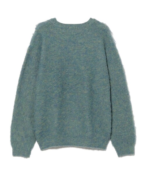 BEAMS HEART（ビームスハート）の「モヘヤライク ミックス クルーネック ニット（ニット/セーター・メンズ・イエロー/ミント・LARGE/MEDIUM/SMALL）」の11枚目の写真