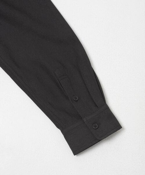 ITEMS URBANRESEARCH(アイテムズ アーバンリサーチ)の「『イージーケア』ストレッチデニムライク レギュラーカラーシャツ(シャツ/ブラウス・メンズ・ブラック/ネイビー・MEDIUM/LARGE)」の10枚目の写真