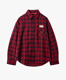 ヴィンテージセミクロップチェックシャツ GEE267-112 レッド