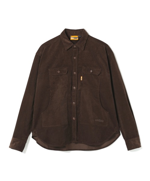 GRIP SWANY(グリップスワニー)の「【GSMSH-231】 CORDUROY CPO SHIRTS(シャツ/ブラウス・メンズ・オフホワイト/ブラック/ダークブラウン/ライトグレー・XL/L/M)」の4枚目の写真